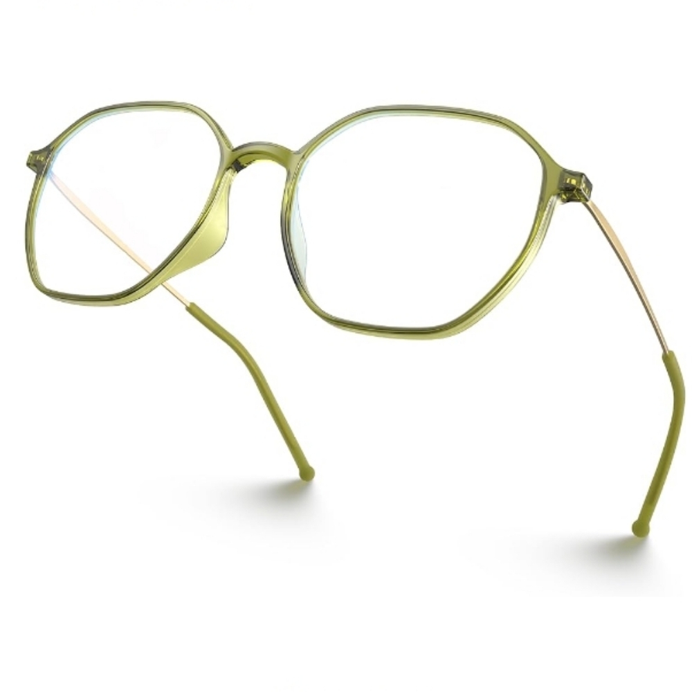 Blue Light Blocking Glasses Anti Glare Eye Protection Olive Frame